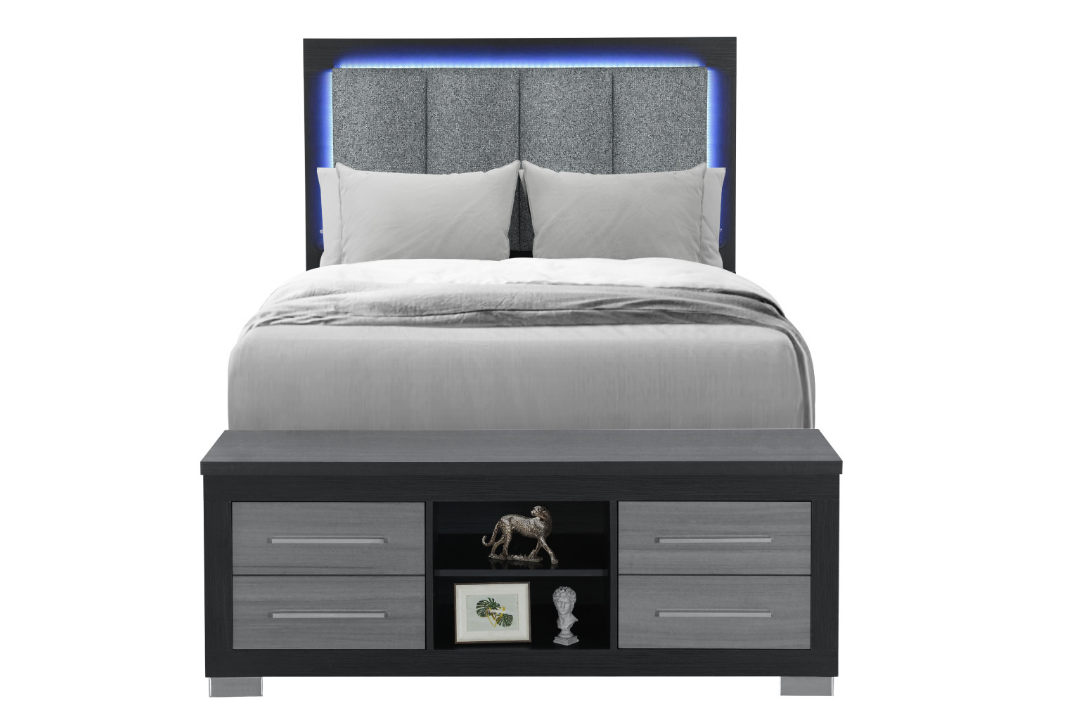Emma Black & Grey Bedroom Collection