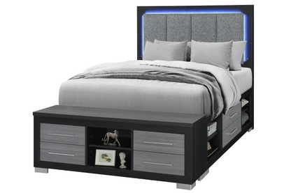 Emma Black & Grey Bedroom Collection