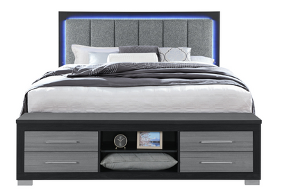 Emma Black & Grey Bedroom Collection