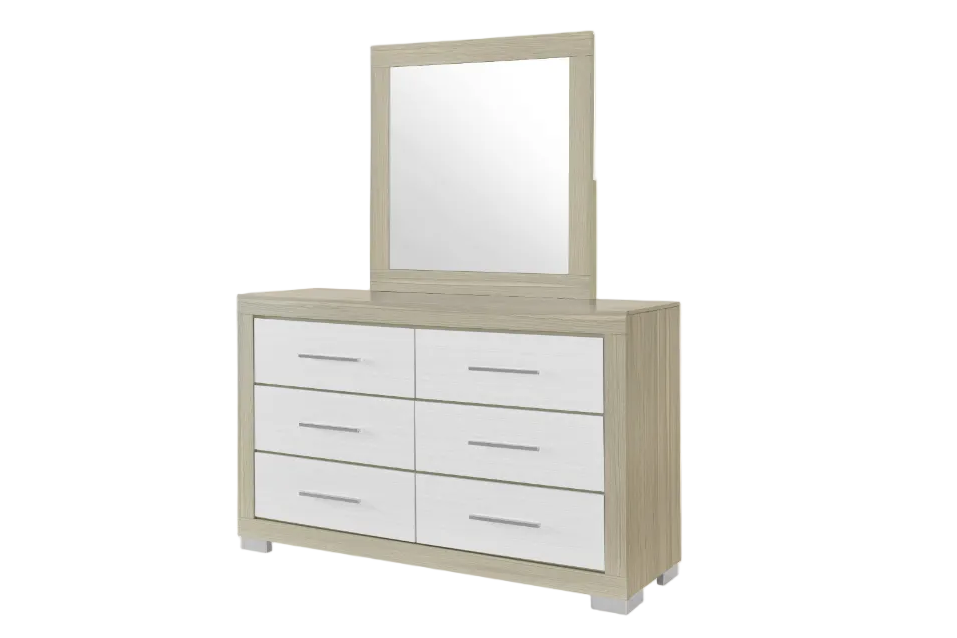 Emma Natural & White Bedroom Collection