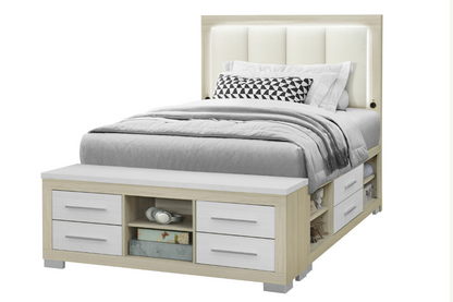 Emma Natural & White Bedroom Collection