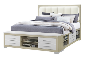 Emma Natural & White Bedroom Collection