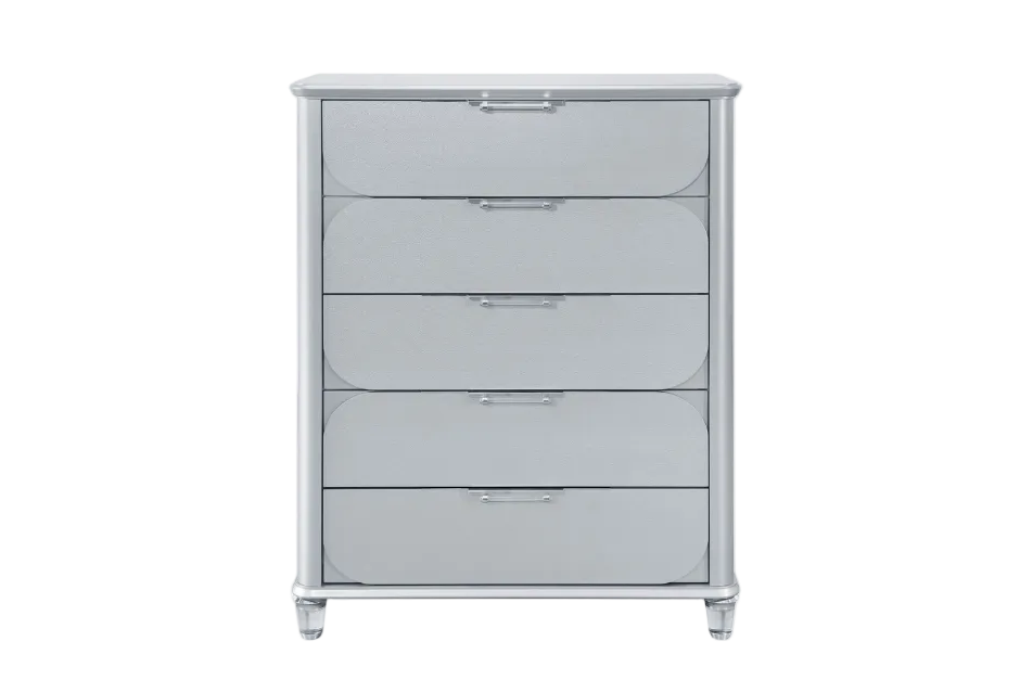 Lando Silver LED Bedroom Collection