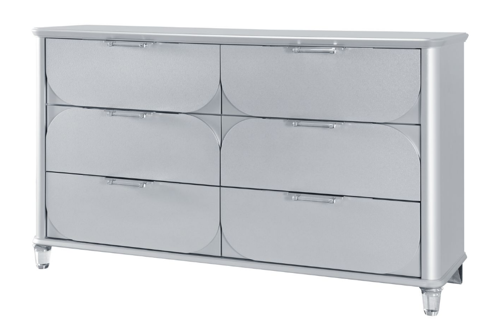 Lando Silver LED Bedroom Collection