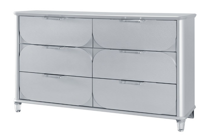 Lando Silver LED Bedroom Collection
