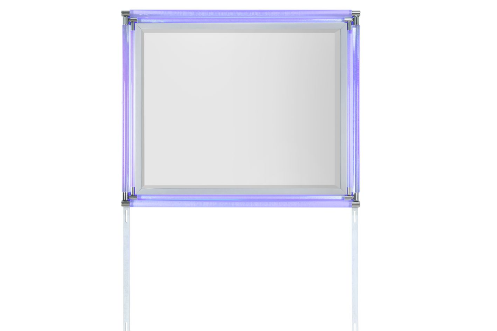 Lando Silver LED Bedroom Collection