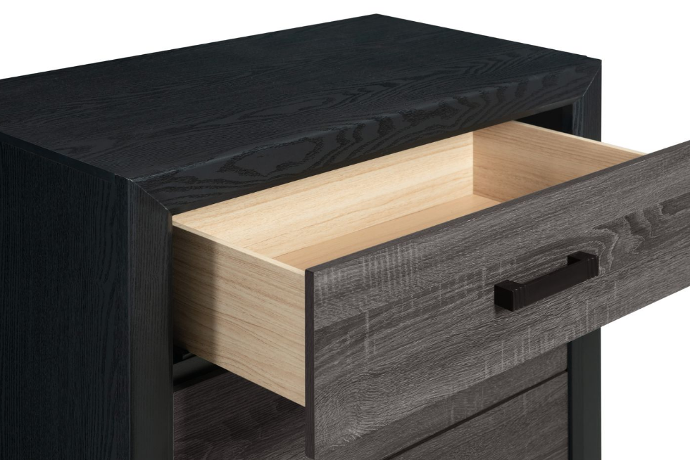 Lisbon Grey & Black Bedroom Collection