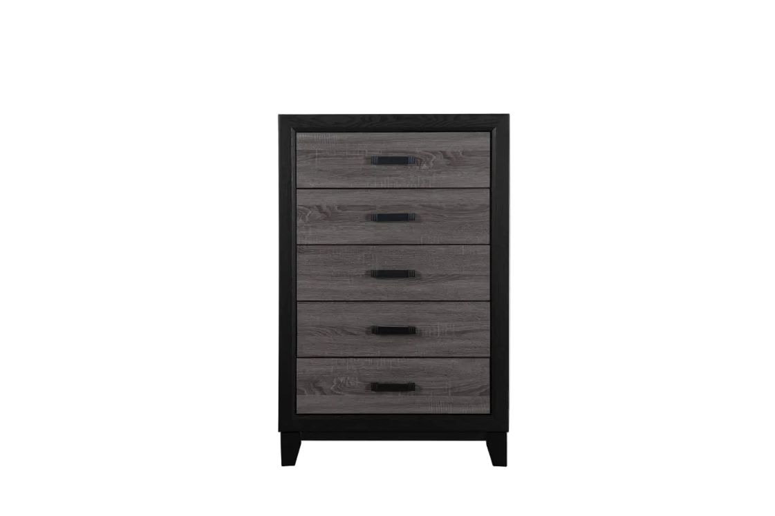 Lisbon Grey & Black Bedroom Collection