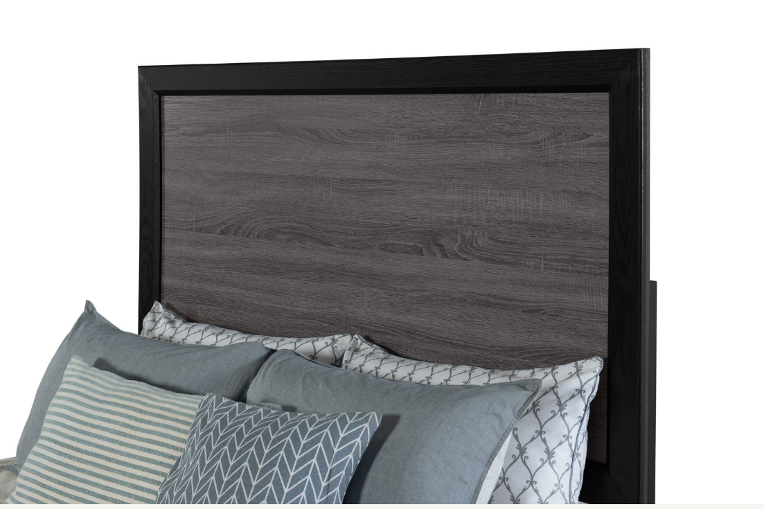 Lisbon Grey & Black Bedroom Collection