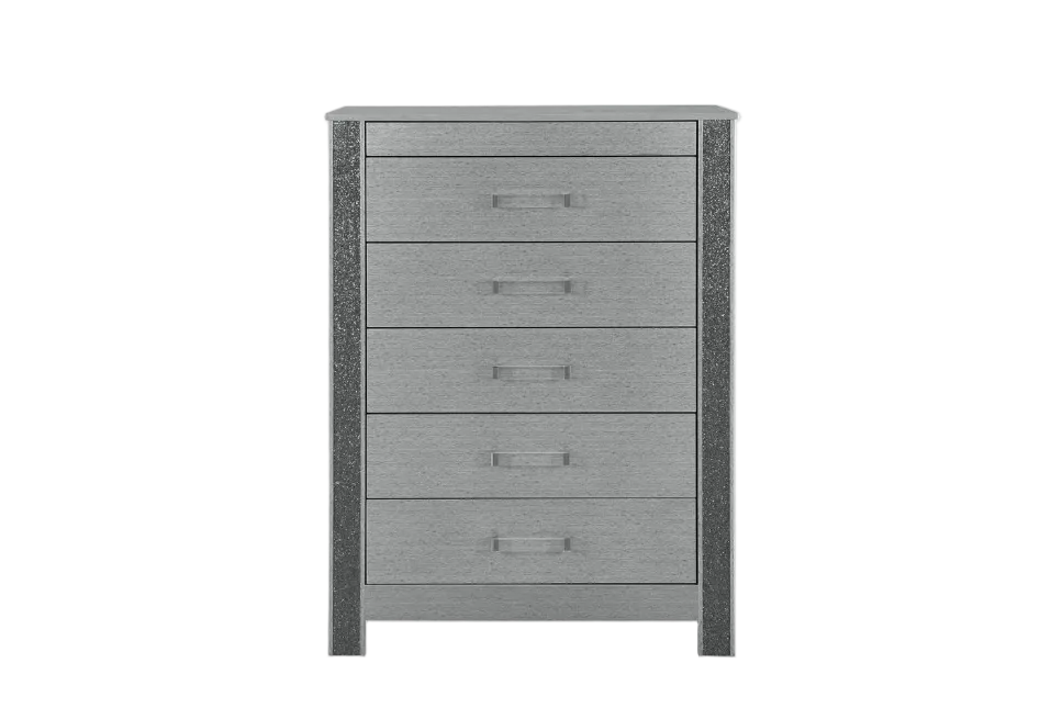 Logan Silver LED Bedroom Collection