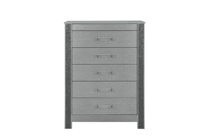Logan Silver LED Bedroom Collection