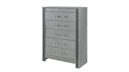 Logan Silver LED Bedroom Collection