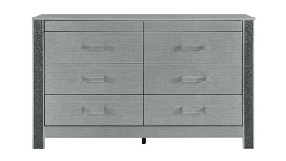 Logan Silver LED Bedroom Collection