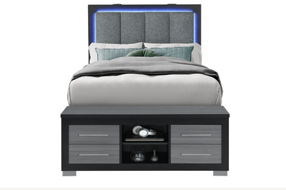 Madison Black & Grey Bedroom Collection