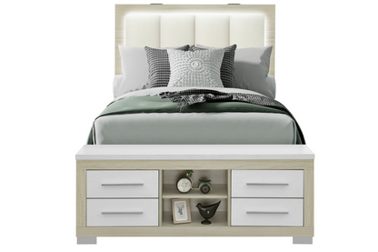 Madison Natural & White Bedroom Collection