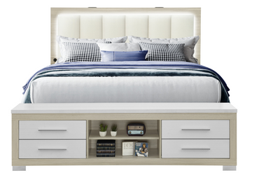 Madison Natural & White Bedroom Collection