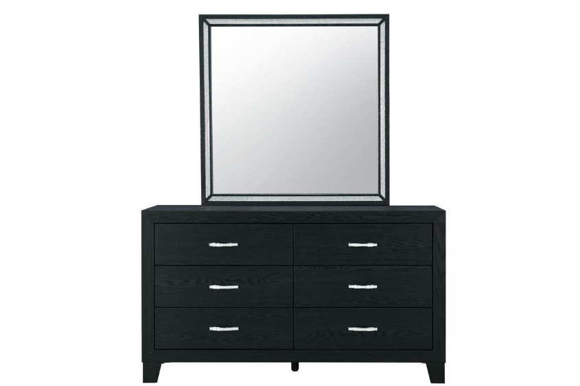 Reid Black LED Bedroom Collection