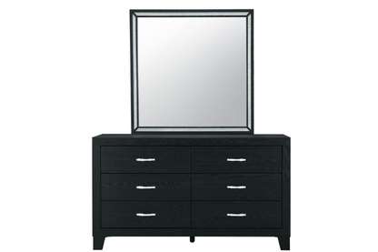 Reid Black LED Bedroom Collection