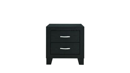 Reid Black LED Bedroom Collection