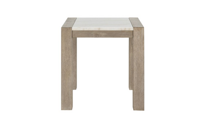 White & Grey Real Marble Coffee & End Tables