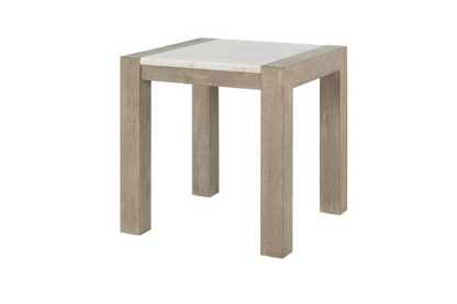White & Grey Real Marble Coffee & End Tables