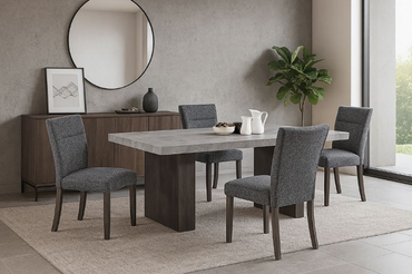 Grey Stone Dining Set