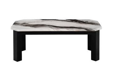 Modern Panda Finish Coffee & End Tables