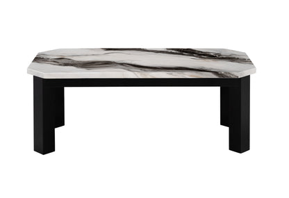 Modern Panda Finish Coffee & End Tables