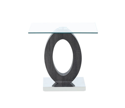 Modern White HG & Grey Coffee & End Tables