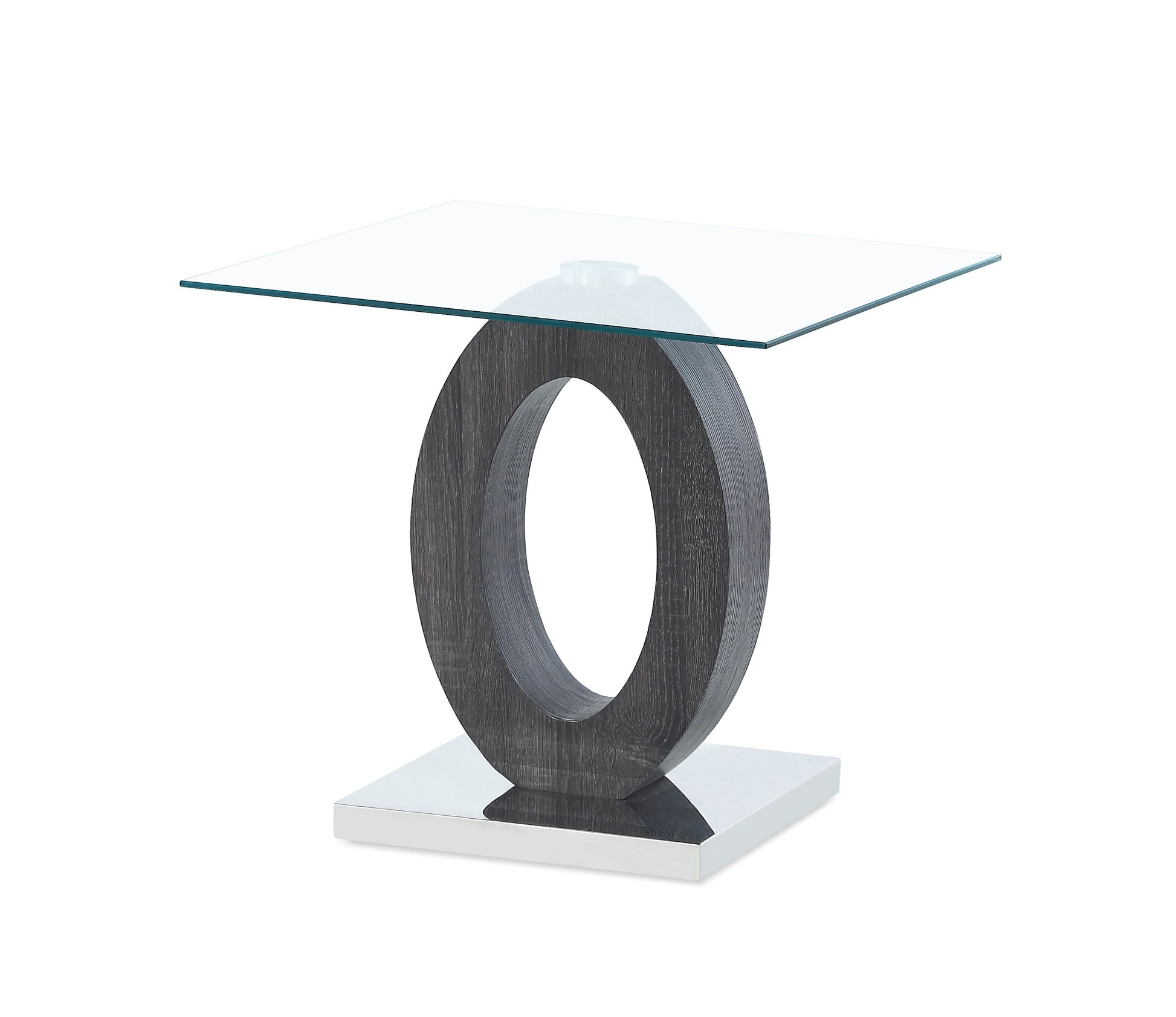 Modern White HG & Grey Coffee & End Tables