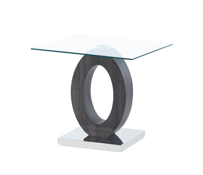 Modern White HG & Grey Coffee & End Tables