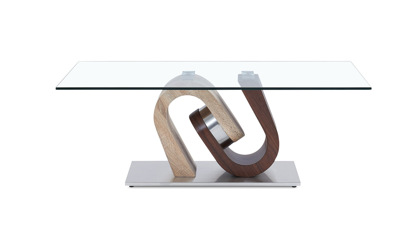 Walnut & Oak Coffee & End Tables
