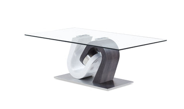 Modern White HG & Grey Coffee & End Tables
