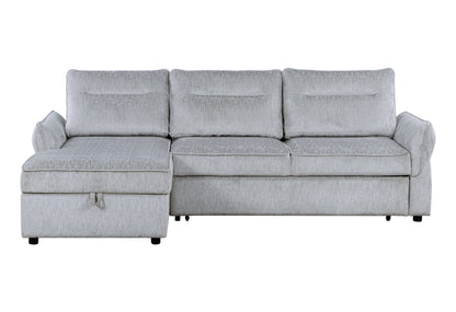 Grey Sleeper Sectional