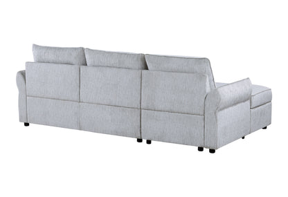 Grey Sleeper Sectional