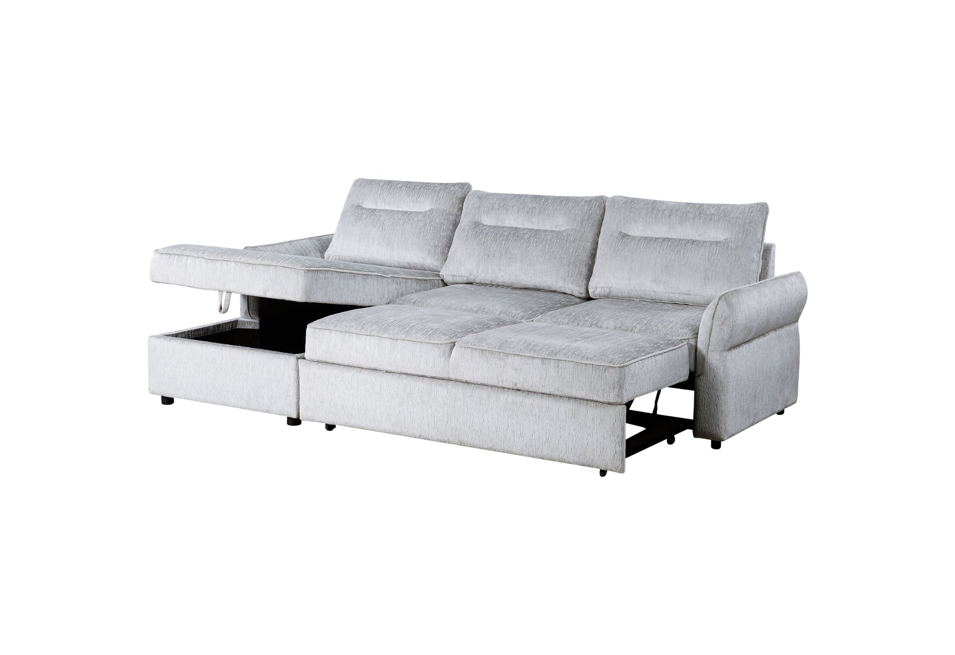 Grey Sleeper Sectional