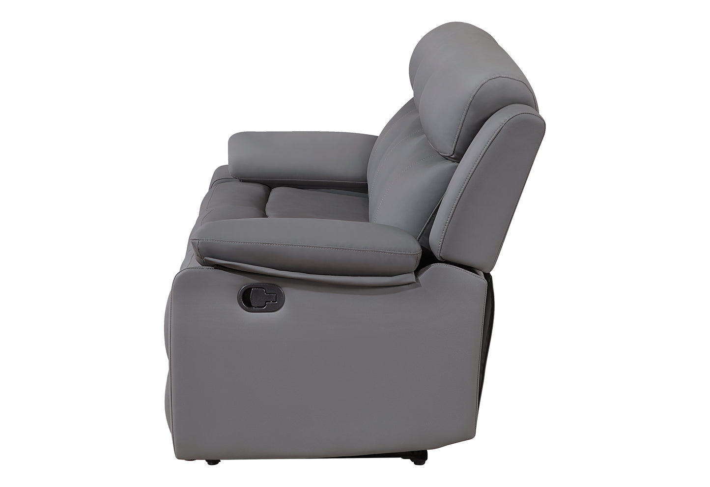 LED Reclining Sofa Set with Console & Glider Recliner