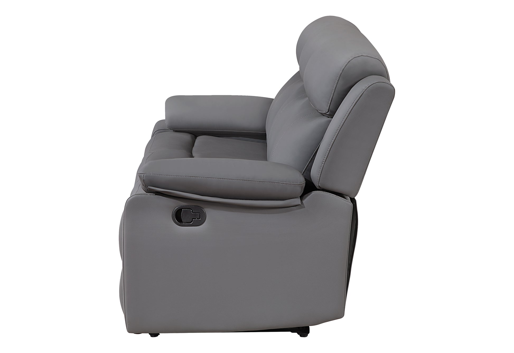 LED Reclining Sofa Set with Console & Glider Recliner