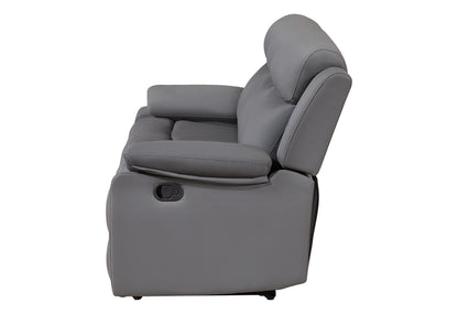 LED Reclining Sofa Set with Console & Glider Recliner