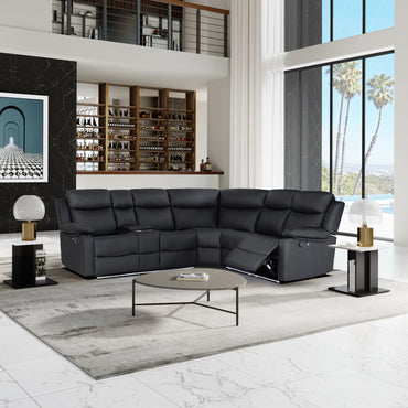 Reclining LED Sectional