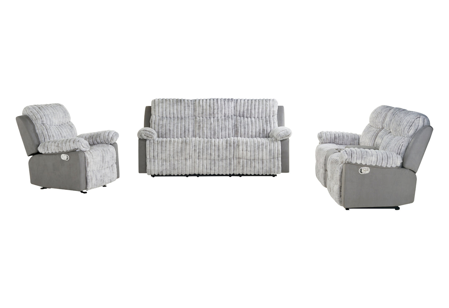 Grey Reclining Set