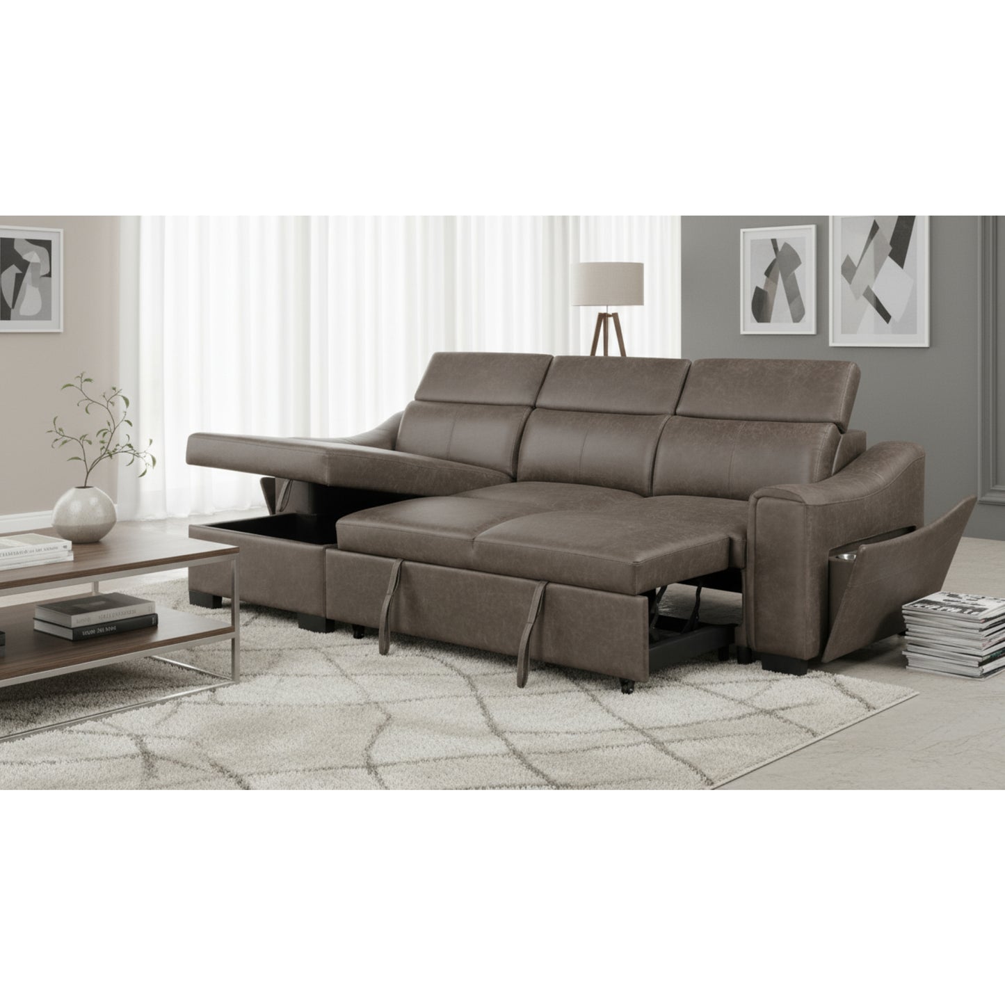 Convertible Sleeper Sectional