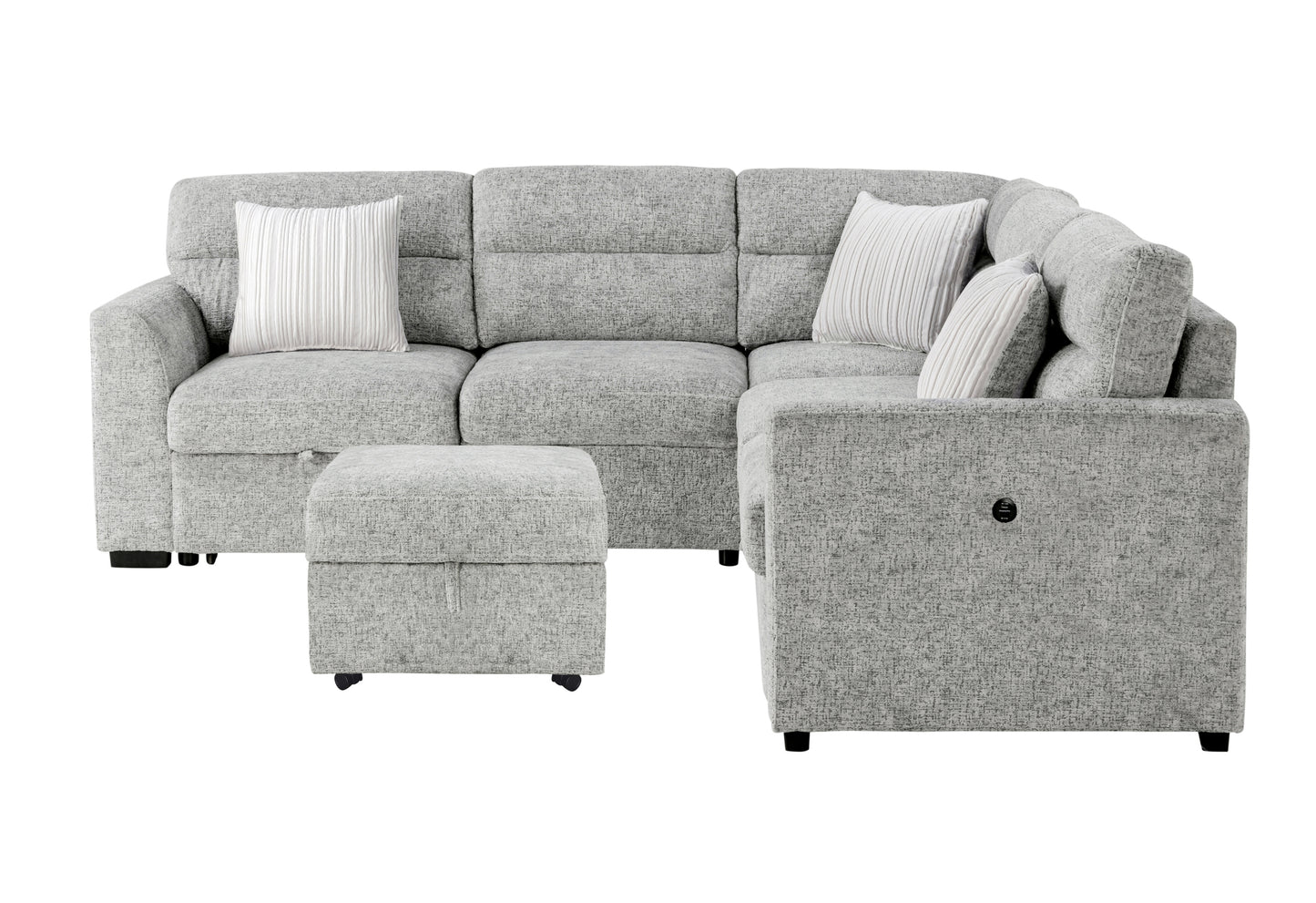 Sectional with Ottoman