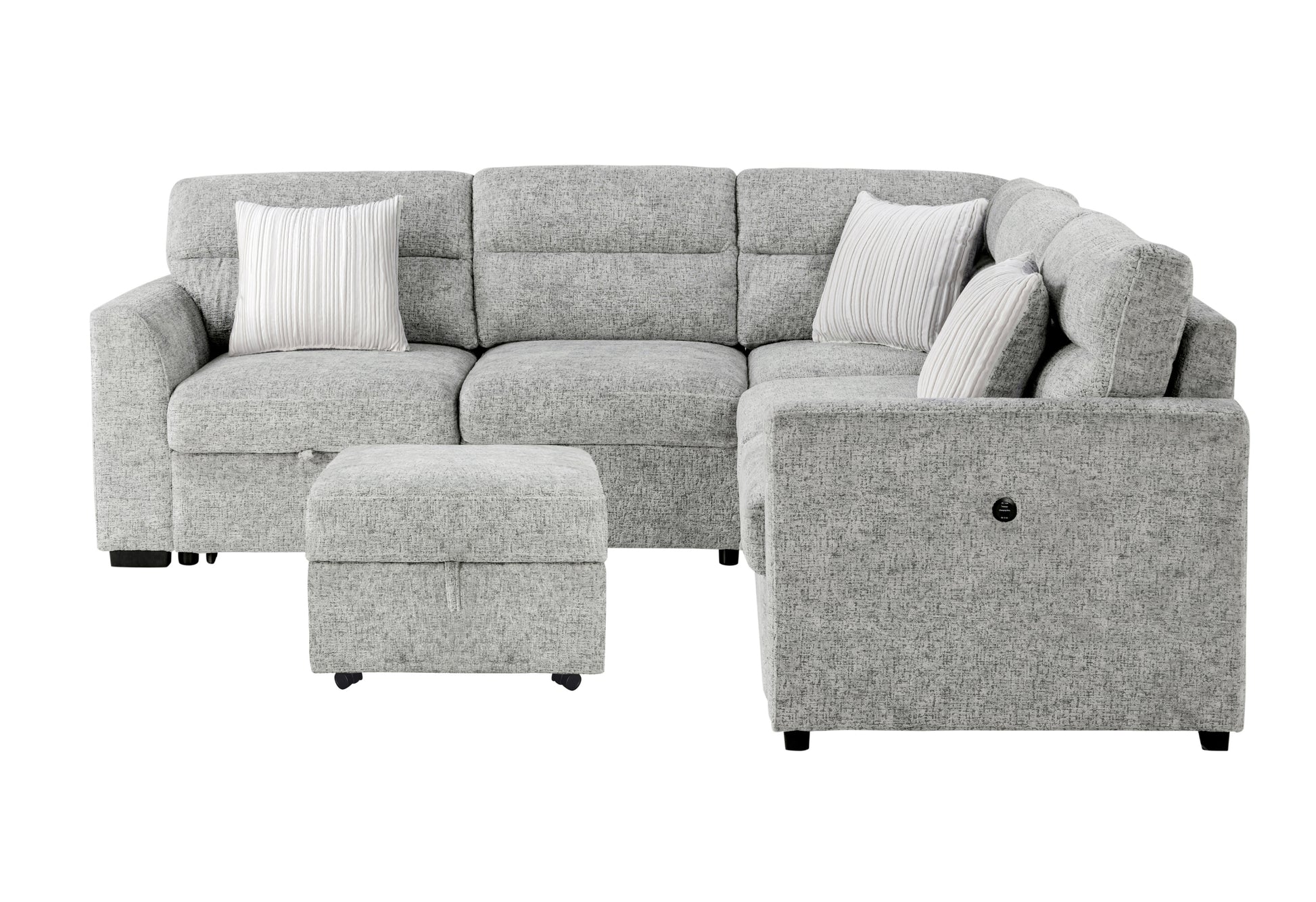 Sectional with Ottoman