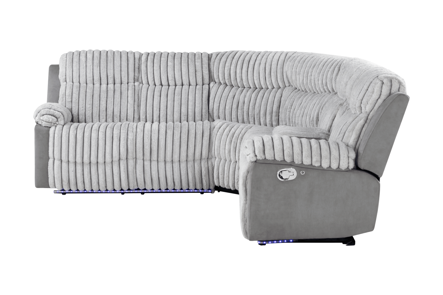 Grey LED Sectional