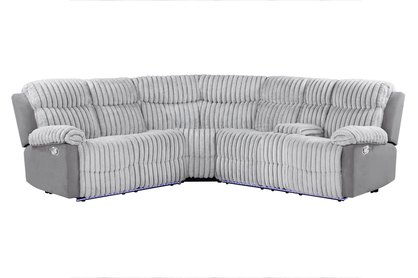 Grey LED Sectional