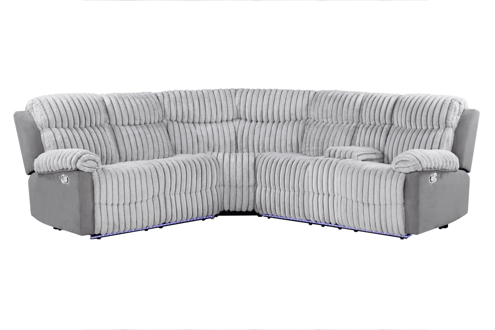 Grey LED Sectional