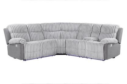Grey LED Sectional