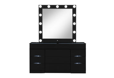 Ella Black Vanity & Mirror Collection