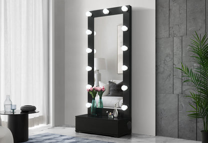 Ella Black Vanity & Mirror Collection